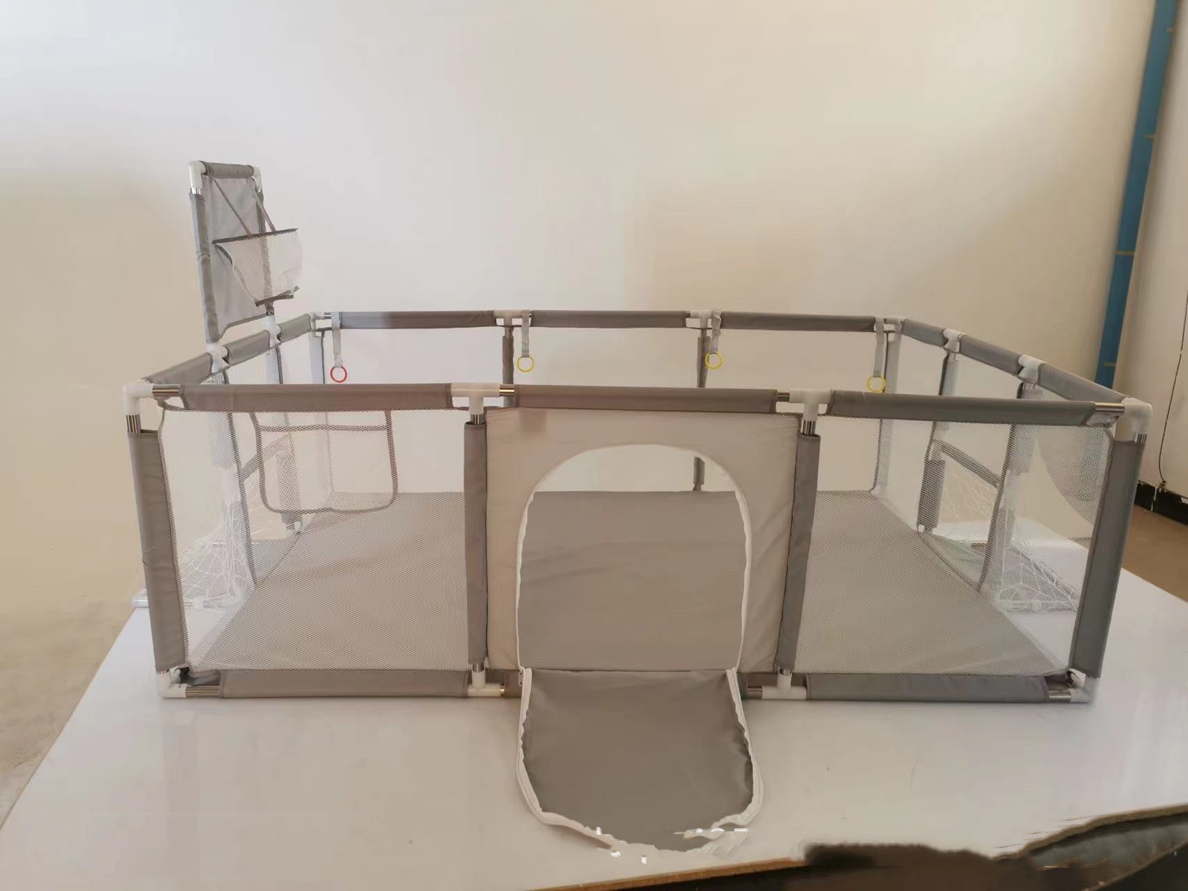 Large Baby Playpen with Football & Basketball Net