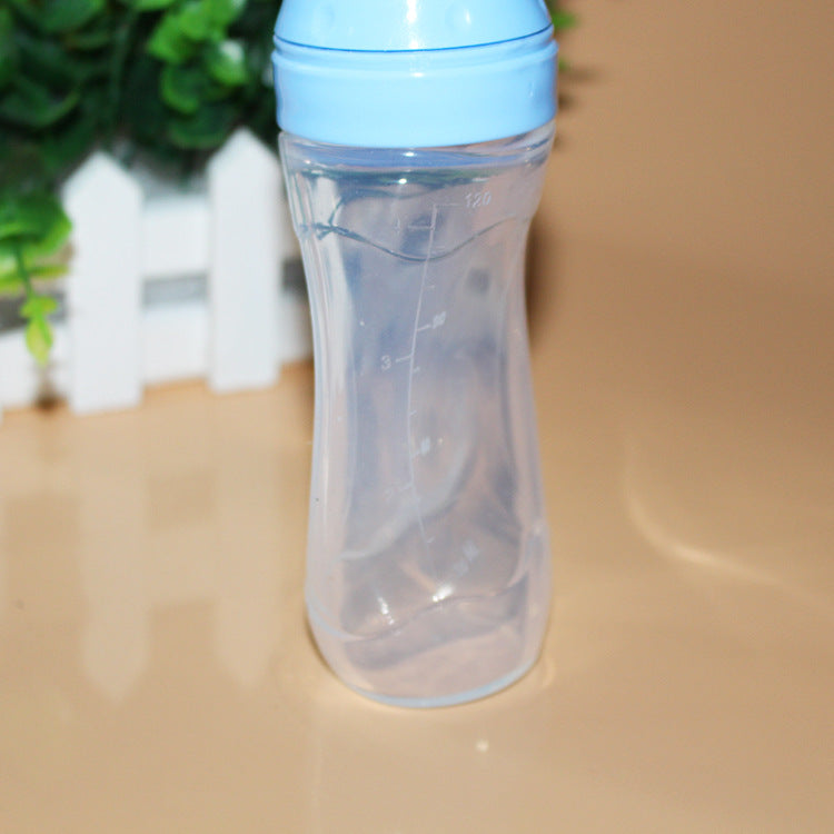 Silicone Baby Spoon Bottle Feeder – One-Handed Weaning Tool