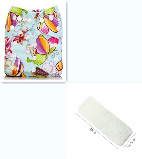 Washable Baby Cloth Diapers Adjustable Reusable