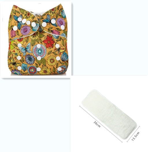 Washable Baby Cloth Diapers Adjustable Reusable