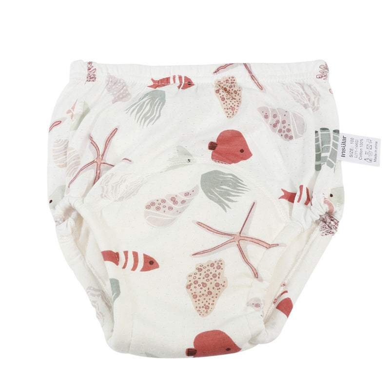 Breathable Baby Cloth Diaper Pants Cotton