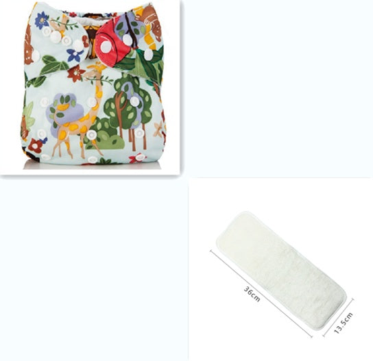 Washable Baby Cloth Diapers Adjustable Reusable