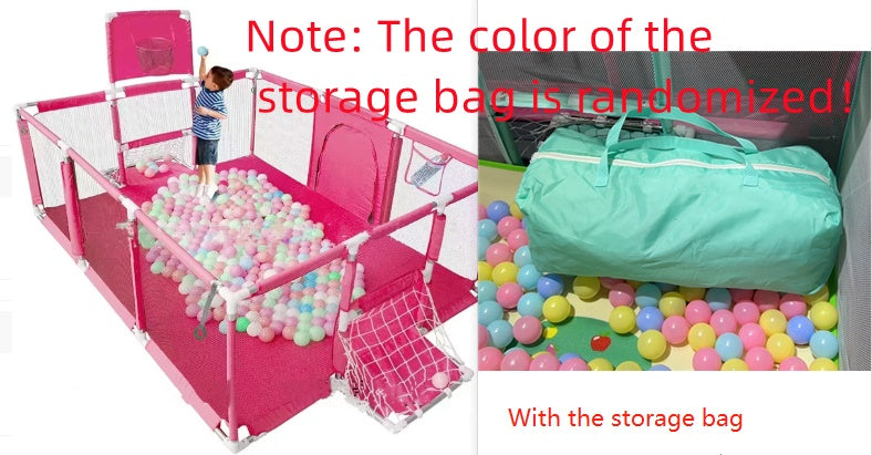 Large Baby Playpen with Football & Basketball Net