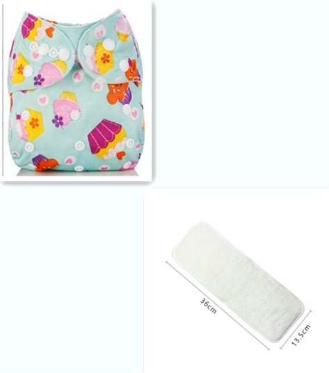 Washable Baby Cloth Diapers Adjustable Reusable