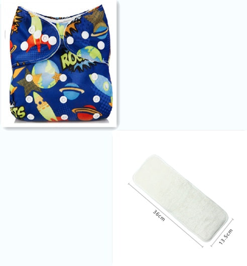 Washable Baby Cloth Diapers Adjustable Reusable