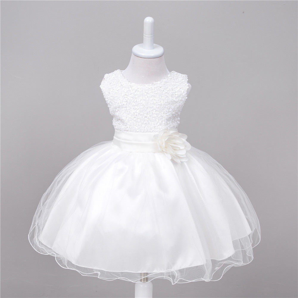 Baby Sequin Princess Dress for Girls Party Wear