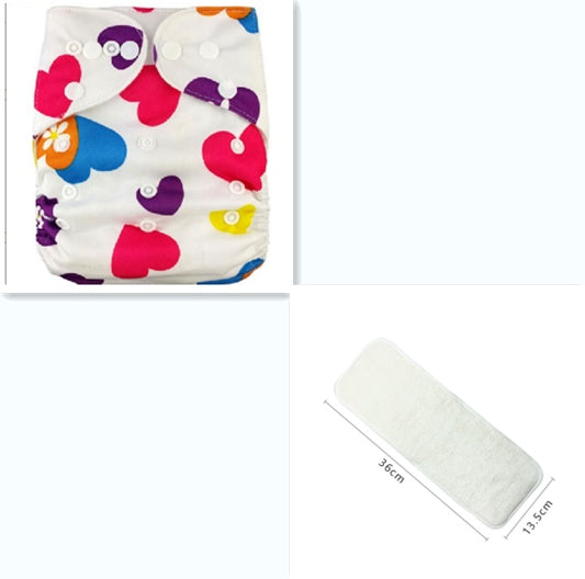Washable Baby Cloth Diapers Adjustable Reusable