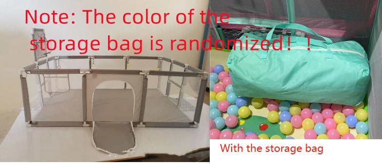 Large Baby Playpen with Football & Basketball Net