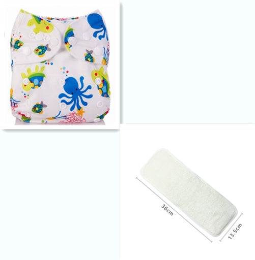 Washable Baby Cloth Diapers Adjustable Reusable