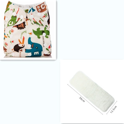 Washable Baby Cloth Diapers Adjustable Reusable
