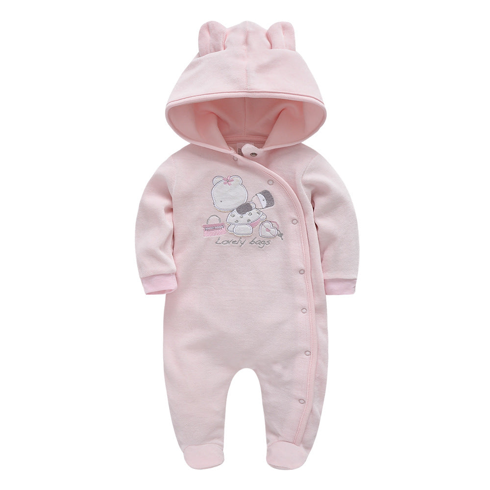 Newborn Baby One Piece Cotton Jumpsuit Long Sleeve