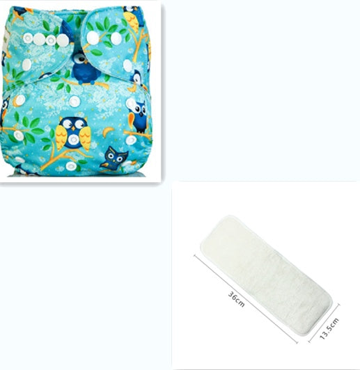 Washable Baby Cloth Diapers Adjustable Reusable