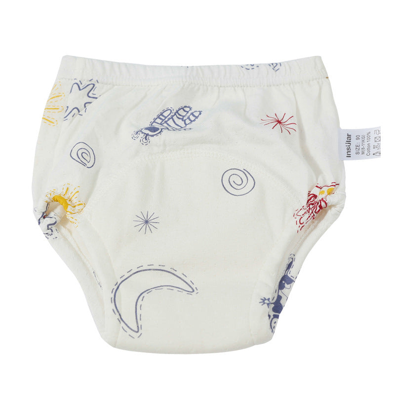 Breathable Baby Cloth Diaper Pants Cotton