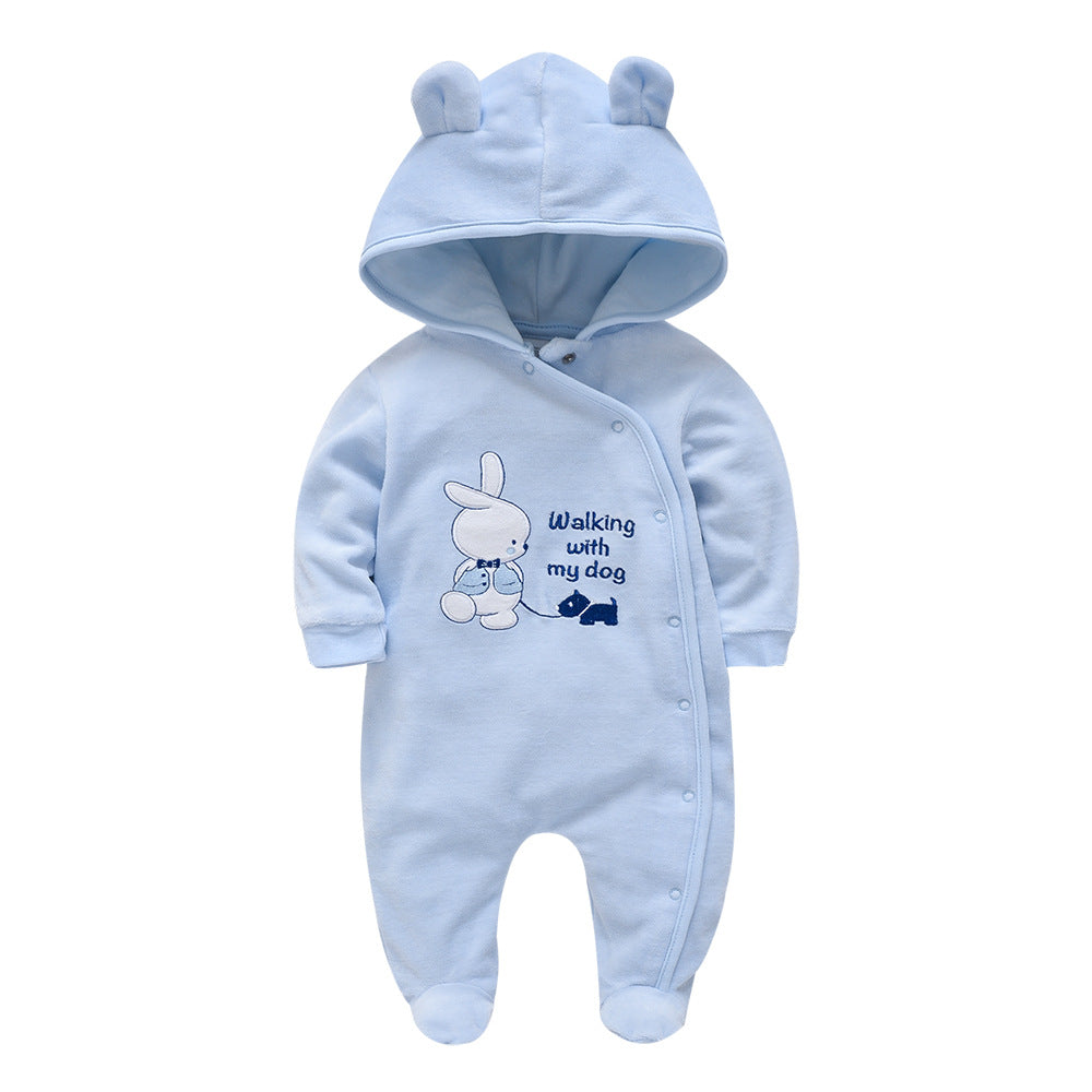 Newborn Baby One Piece Cotton Jumpsuit Long Sleeve