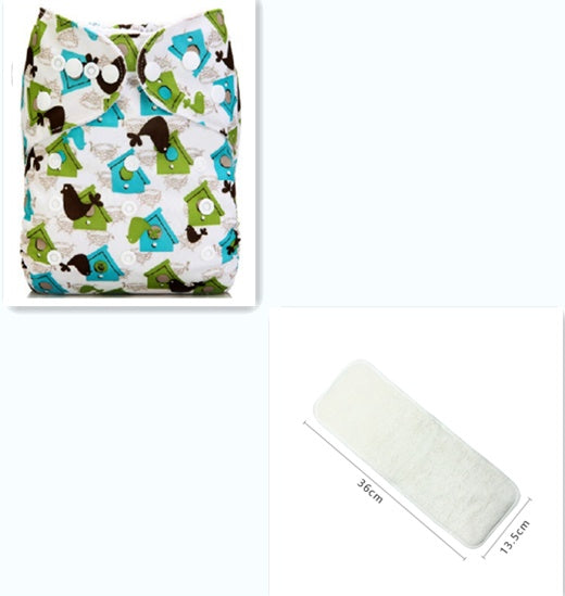 Washable Baby Cloth Diapers Adjustable Reusable