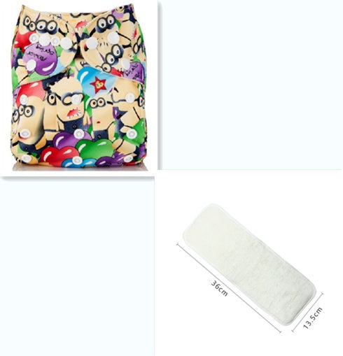 Washable Baby Cloth Diapers Adjustable Reusable