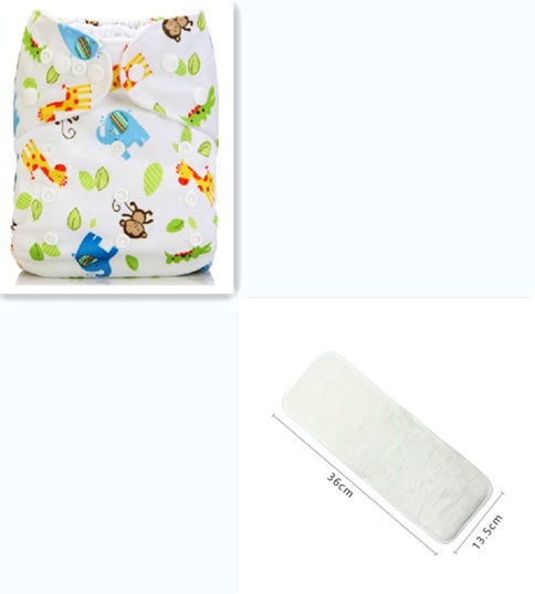 Washable Baby Cloth Diapers Adjustable Reusable