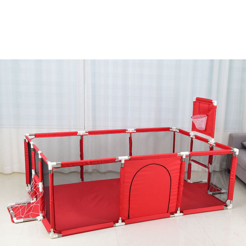 Large Baby Playpen with Football & Basketball Net