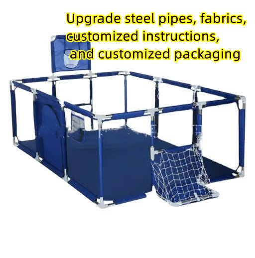 Large Baby Playpen with Football & Basketball Net