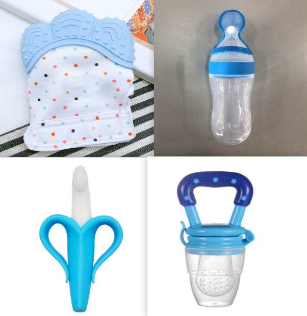 Silicone Baby Spoon Bottle Feeder – One-Handed Weaning Tool