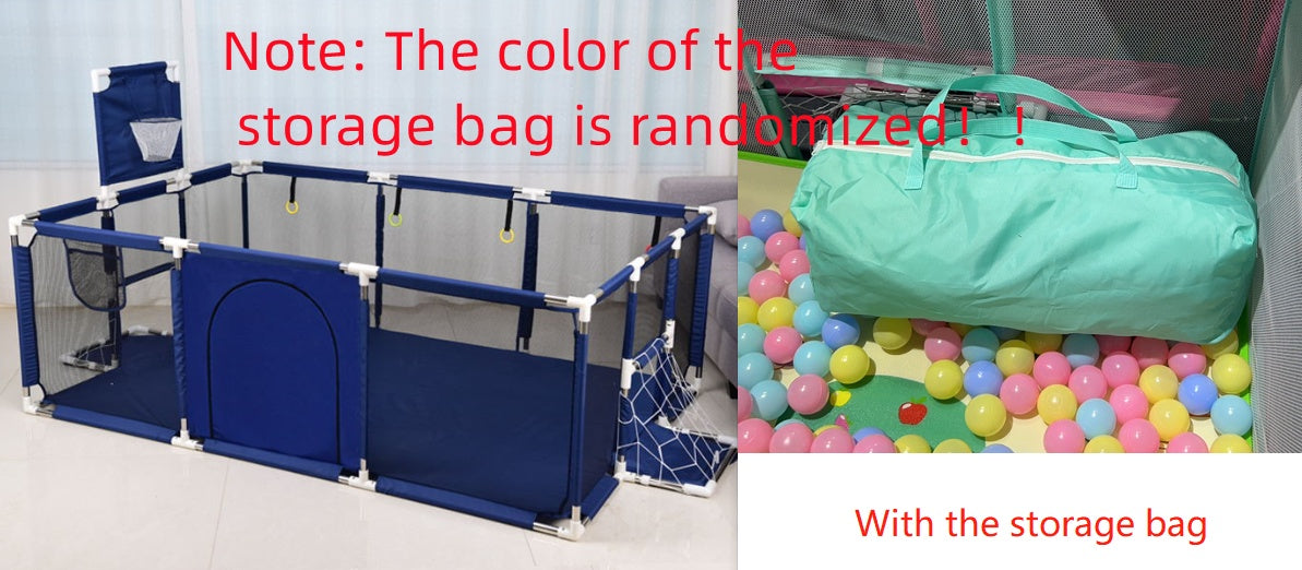Large Baby Playpen with Football & Basketball Net