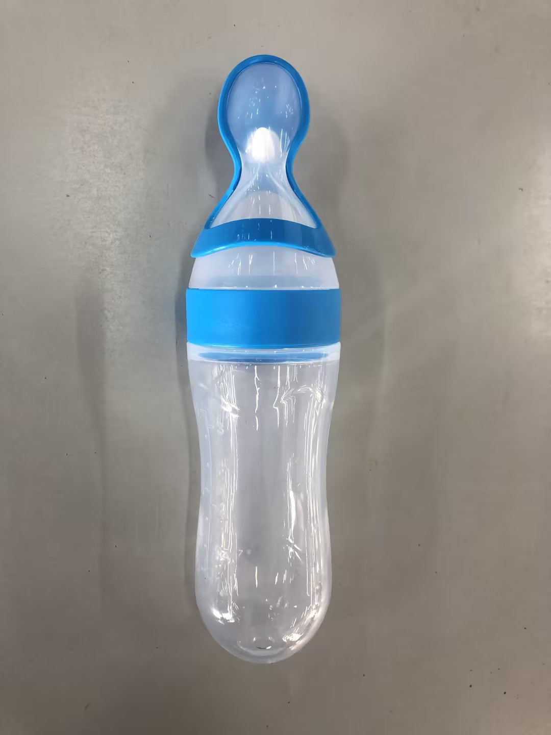 Silicone Baby Spoon Bottle Feeder – One-Handed Weaning Tool